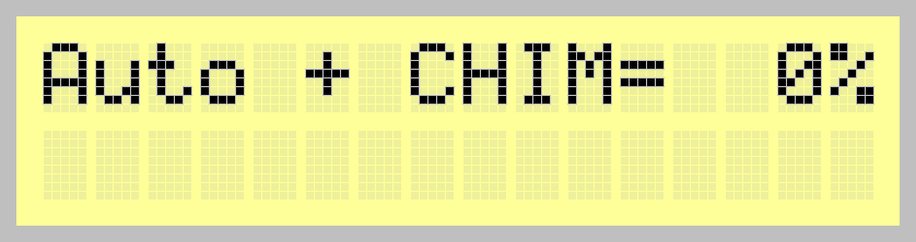 Экран: Auto + CHIM= 0%